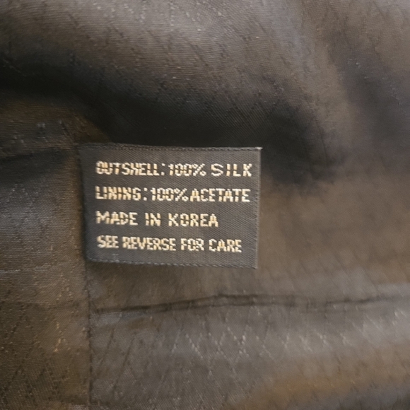 Bachrach 100% Silk Single Breasted Tweed All Seasons Blazer Mens 44R - Picture 9 of 10